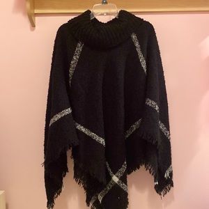 Black Chicos sweater shawl (never worn!)